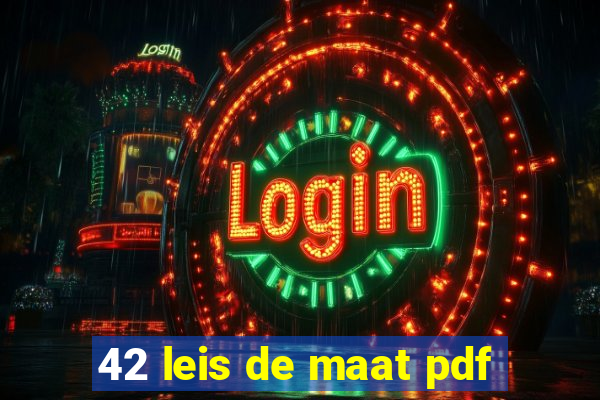 42 leis de maat pdf